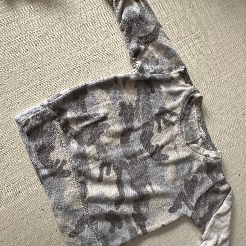 Designer Gray Camouflage Kids Matching Set